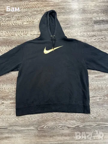 Оригинално дамско горнище Nike Swoosh размер Л, снимка 3 - Спортни екипи - 48240201