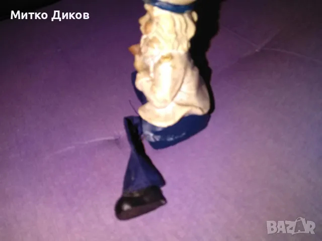ПОЛИРЕЗИНОВА ДЕКОРАТИВНА ФИГУРКА на МОРЯК, снимка 5 - Декорация за дома - 49923812