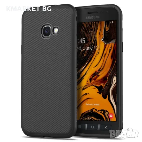 Samsung Galaxy Xcover 4s / Galaxy Xcover 4 Удароустойчив Twill Texture Калъф и Протектор, снимка 4 - Калъфи, кейсове - 48469245