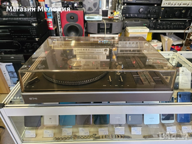 Грамофон Philips 574 Type - 22 AF 574/00 В отлично техническо и визуално състояние. Има вграден усил, снимка 15 - Грамофони - 52638817