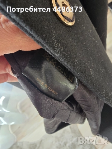 вълнено палто с лисица, снимка 5 - Палта, манта - 52923972