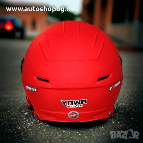 Каска за мотор-черна/червена/сива, снимка 7 - Аксесоари и консумативи - 53983156