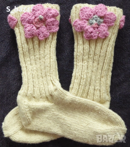 вълнени чорапи,р-р 37/38/39, снимка 2 - Други - 52726792