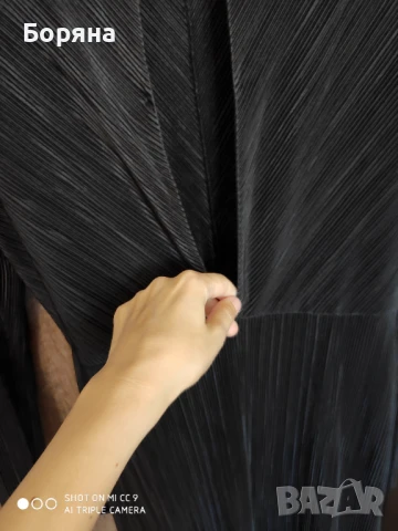 ZARA дълга черна рокля солей, снимка 16 - Рокли - 51285415