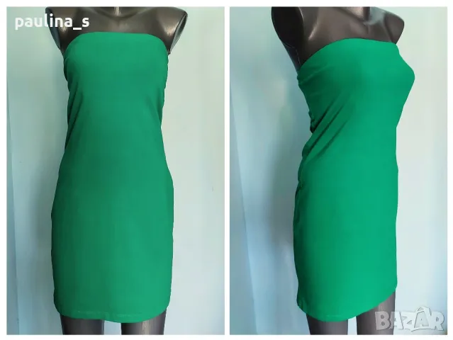 Три различни броя / Маркова рокля с открити рамене / France, "Op" dress и "H&M" basic , снимка 10 - Рокли - 44729562