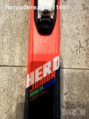 детски ски ROSSIGNOL HERO 130 + обувки 24,5 (38), снимка 3 - Зимни спортове - 48560546