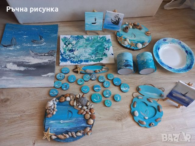 Морски сувенири ръчна изработка , снимка 12 - Декорация за дома - 45170162