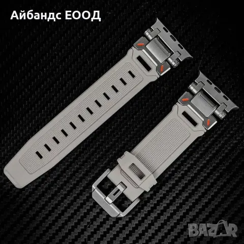 Титаниева TPU каишка за Apple Watch ULTRA/SE/10/9/8/7/6/5/4, снимка 5 - Каишки за часовници - 49407685
