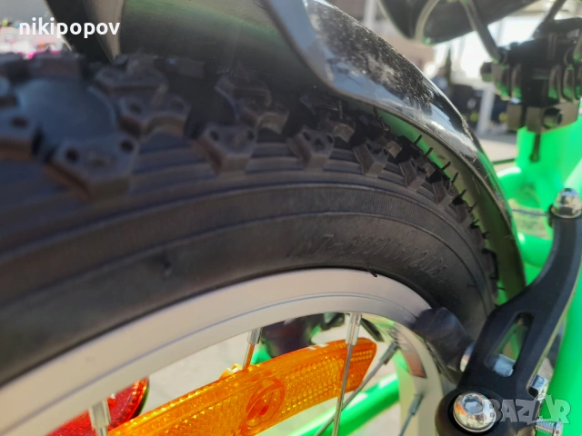 PASSATI Велосипед 16" SPARTAN зелен, снимка 6 - Велосипеди - 53759393