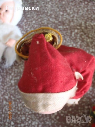 Коледни Дядо Мраз / Съветски Дядо Коледа ретро КУКЛА от 1951г., снимка 7 - Антикварни и старинни предмети - 53836877