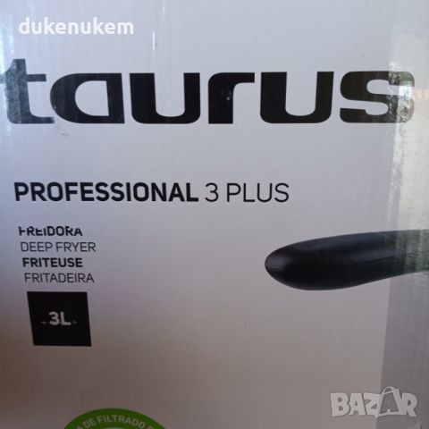 Фритюрник Taurus Professional 3 Plus 2100W, 3л, снимка 12 - Фритюрници - 46036821