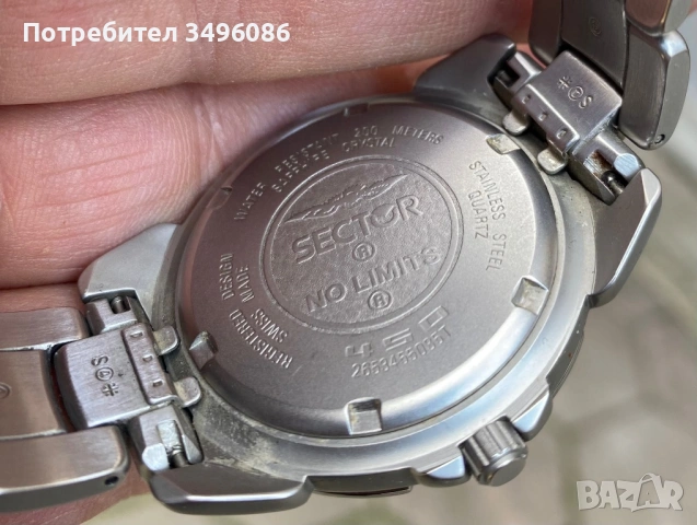 SECTOR 450 оригинален швейцарски дайвър, снимка 13 - Мъжки - 54114603