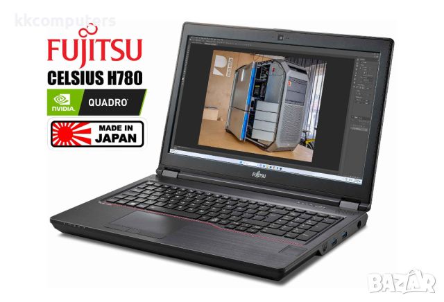 Реновиран лаптоп Fujitsu Celsius H780, снимка 1 - Лаптопи за работа - 45368306