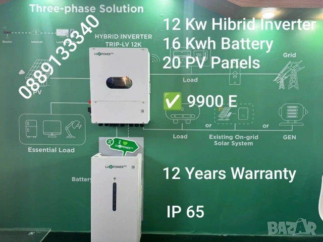 Соларни системи - Luxpower tek , снимка 2 - Друга електроника - 53569057