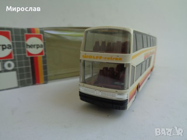  HERPA 1:87 H0 SETRA АВТОБУС МОДЕЛ КОЛИЧКА , снимка 3 - Колекции - 46183666