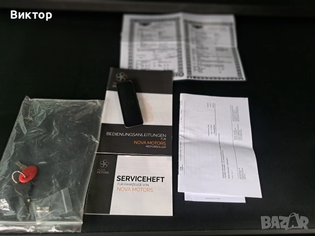 🔌 Електрически скутер NOVA MOTORS – с документи, 45 км/ч, снимка 5 - Мотоциклети и мототехника - 53055757