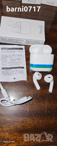 Безжични слушалки Pro4, снимка 3 - Безжични слушалки - 44977744