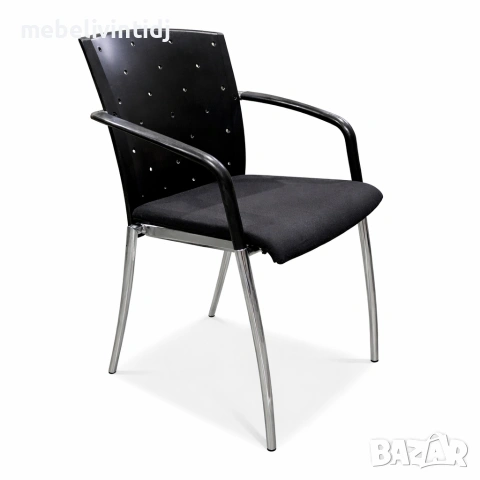 Посетителски стол Antares Taurus PC / 5бр., снимка 3 - Столове - 53722223