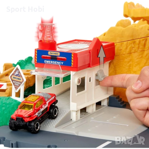 Писта - Комплект Matchbox Action Drivers - Приключение в каньона , снимка 2 - Колекции - 52710462