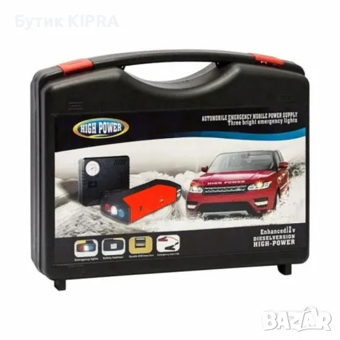 Стартерно зарядно JUMPSTARTER TM15 PUMP (50800 mAh) + компресор, снимка 1 - Аксесоари и консумативи - 47148252