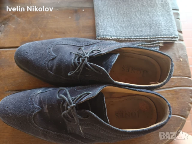 Официални велурени обувки, снимка 2 - Официални обувки - 50739627