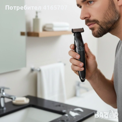 Прецизен тример за брада - до 45 минути работа, стил и удобство навсякъде, снимка 5 - Тримери - 53646502