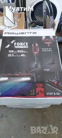 Вертикална прахосмукачка Rowenta X-Force Flex 11.60  300W 25.2V, снимка 8 - Прахосмукачки - 47693176