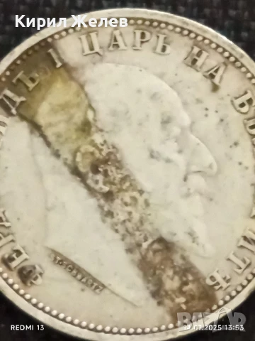 Сребърна монета 1 лев 1910г. Царство България Цар Фердинанд първи за КОЛЕКЦИЯ 25828, снимка 7 - Нумизматика и бонистика - 51015669