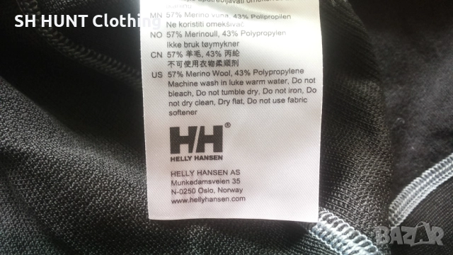 HELLY HANSEN 75027 57% Merino Wool Twermo Work Wear размер M / L работна термо блуза W4-717, снимка 15 - Блузи - 52886505