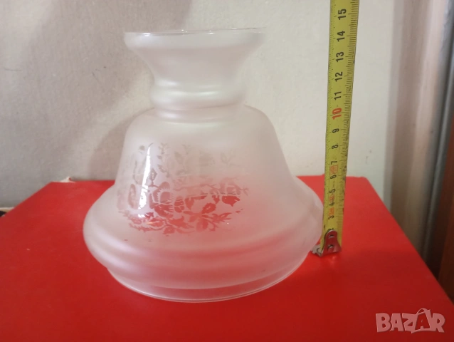 Куполно стъклен за лампа, снимка 2 - Настолни лампи - 53777829