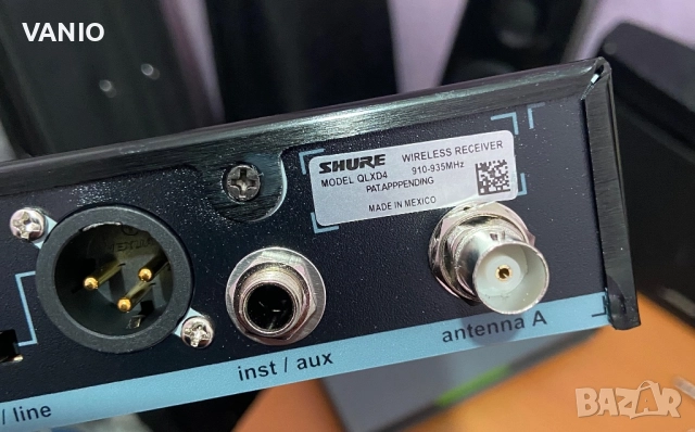 Shure QLXD24/B58 Digital Wireless Handheld Digitall Microphone System Made In Mexico, снимка 2 - Други - 52806660
