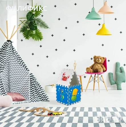 Детски килим пъзел – морски животни – 9 части – мек EVA пъзел за под – НОВ, снимка 3 - Игри и пъзели - 53078643