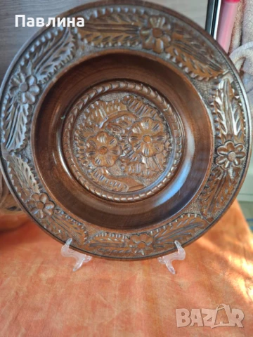 Чиния за стена от дърво, снимка 7 - Други - 51222102