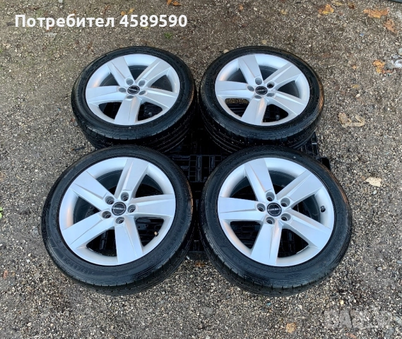 4бр.Алуминиеви джанти 16цола 5x100+ГУМИ 215/45/16 за Skoda Roomster,Fabia,Rapid,Vw Polo,Seat