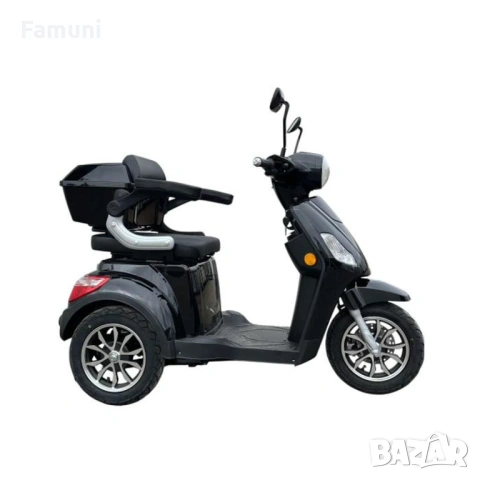 Електрическа Триколка FM1 1500W Черна, снимка 2 - Мотоциклети и мототехника - 53777371