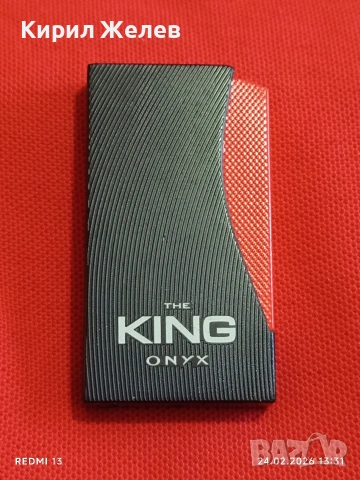 Метална запалка the KING onyh работи иска зареждане за КОЛЕКЦИЯ ДЕКОРАЦИЯ 19523, снимка 2 - Запалки - 53604831