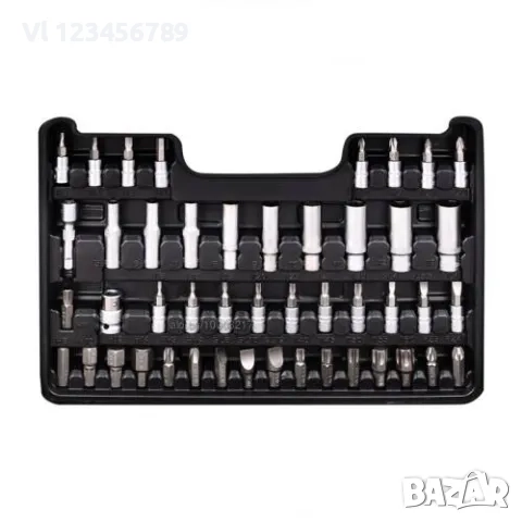 Гедоре 108 части 1/4”, 3/8”, 4-22мм JCB, снимка 4 - Гедорета - 52111285