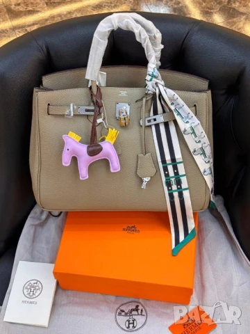висококачествени чанти HERMES BİRKİN BAG : 35 cm x 18 cm , снимка 6 - Чанти - 51207921