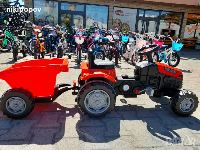PILSAN Трактор Active с ремарке 07316 червен, снимка 12 - Детски велосипеди, триколки и коли - 53564665