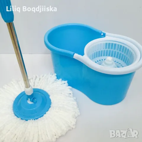 Моп за почистване на под - ламинат - spin mop 360°, снимка 5 - Мопове, кофи, четки и метли - 48761058