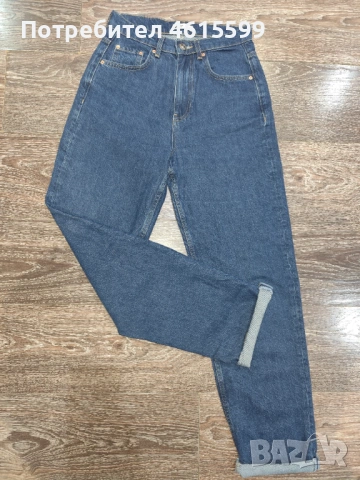 дънки с висока талия , снимка 2 - Дънки - 53864986