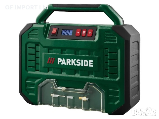 Преносим Компресор с Дигитален Дисплей PARKSIDE 12V/230V PMK 150 A1