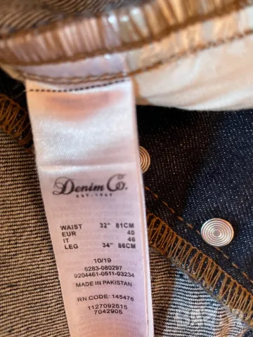 Мъжки дънки Denim Co, снимка 5 - Дънки - 46848757