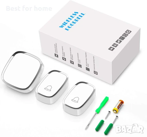 Безжичен звънец за врата, снимка 7 - Друга електроника - 50565727