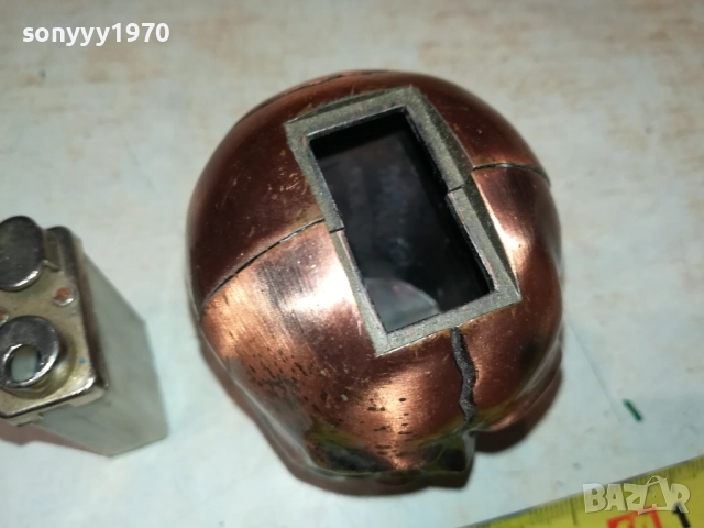 МЕТАЛЕН ЧЕРЕП-ЗАПАЛКА 1009251849LCHERY, снимка 8 - Антикварни и старинни предмети - 51670023