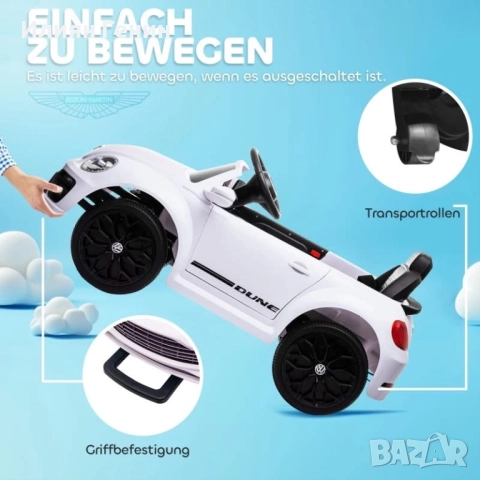 Електрическа кола VW, снимка 4 - Детски велосипеди, триколки и коли - 52572206