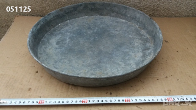 голяма възрожденска кована бакърена тава за агнета , снимка 6 - Антикварни и старинни предмети - 54067921