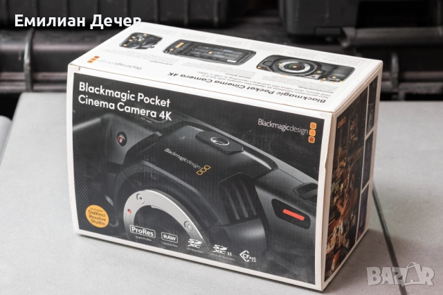 Камера Blackmagic Pocket 4K - с клетка и 2 карти, снимка 7 - Камери - 54248161