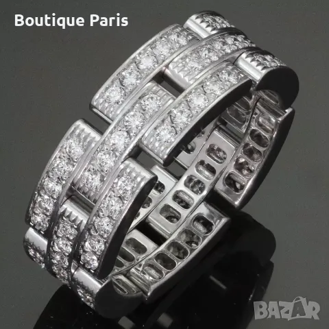 Cartier пръстен с мойсанити