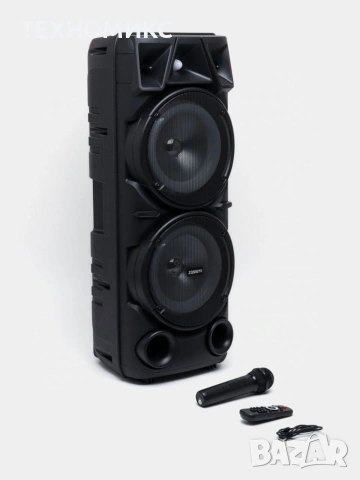 Караоке Big Boss Bluetooth колонка с микрофон ZQS 8210, снимка 2 - Bluetooth тонколони - 53801241